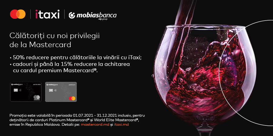 (Promoție actualizată) Călătorește cu privilegii noi de la Mastercard® - Vinăriile din Moldova