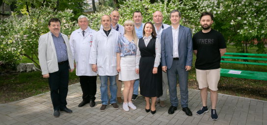 Новейшее оборудование передано в дар Клинической больнице травматологии и ортопедии ИМСП